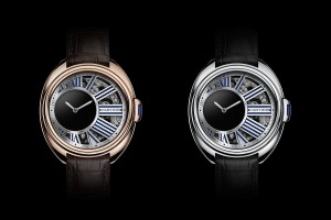 Replica-Clé-de-Cartier-Mysterious-Hour-pink-gold-and-palladium