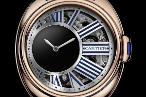Replica-Clé-de-Cartier-Mysterious-Hour-pink-gold-dial
