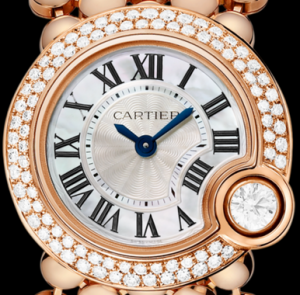 Ballon Blanc de Cartier 24mm Pink Gold Copy Watches