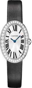 Women’s White Gold Diamond Cartier Baignoire Fake Watches