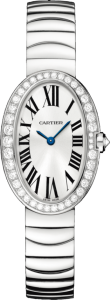 Women’s White Gold Diamond Cartier Baignoire Replica Watches