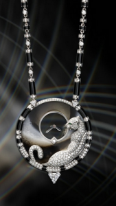 Creative Jeweled Cartier Panthère Mystérieuse Fake Watches
