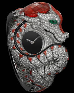 Special UK Cartier High Jewelry Dragon Mystérieux Fake Watches