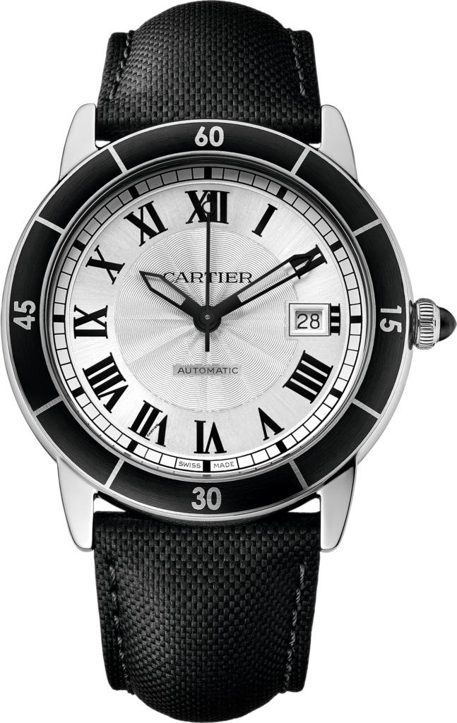 Black Bezels Replica Ronde Croisière De Cartier Watches
