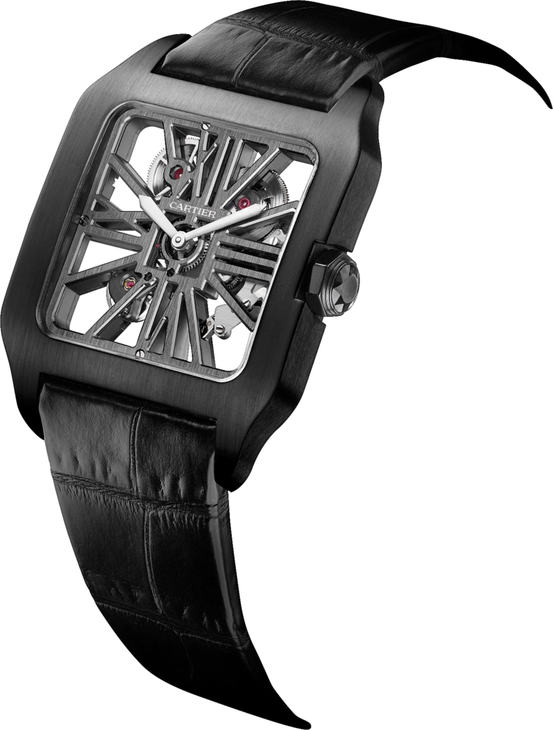 Titanium Cases Cartier Santos-Dumont Skeleton Fake Watches