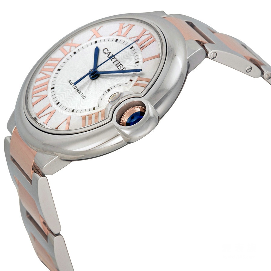 Fashion Cheap Cartier Ballon Blue Replica Watches With Silver White Dials For Men