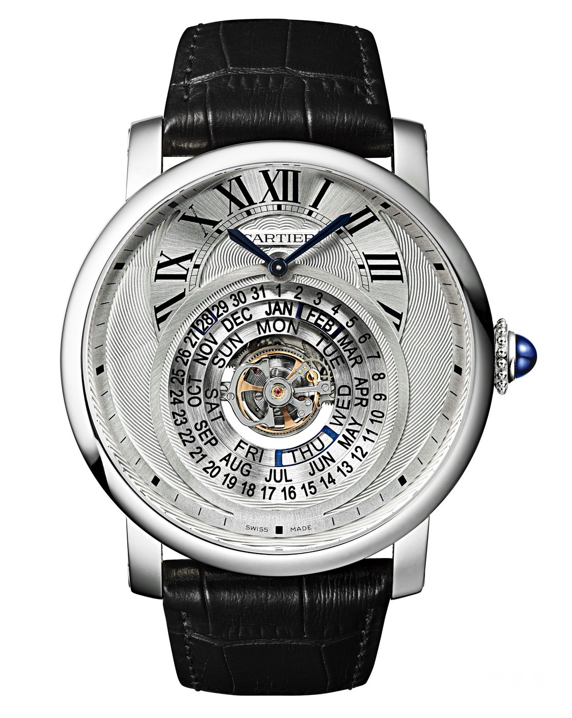 Rotonde De Cartier Astrocalendaire Replica W1556242 Watches With Silver Dials