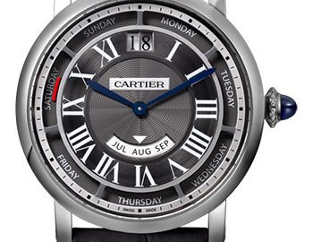 UK Rotonde De Cartier WHRO0003 Fake Watches With 18K White Gold Cases Of Great Popularity