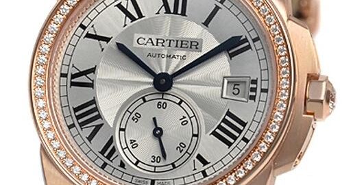 Glaring UK Silvered Dials Calibre De Cartier WF100013 Replica Swiss Watches Reviews On Thanksgiving Day