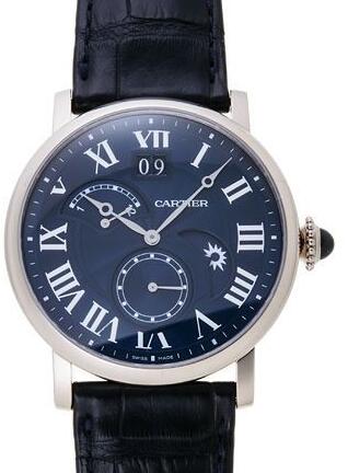 Charming duplication Cartier watches are created in white gold.