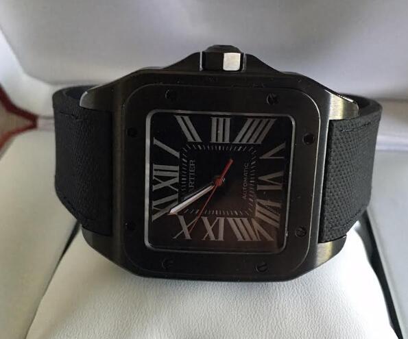 Online fake Cartier watches are made in square form.