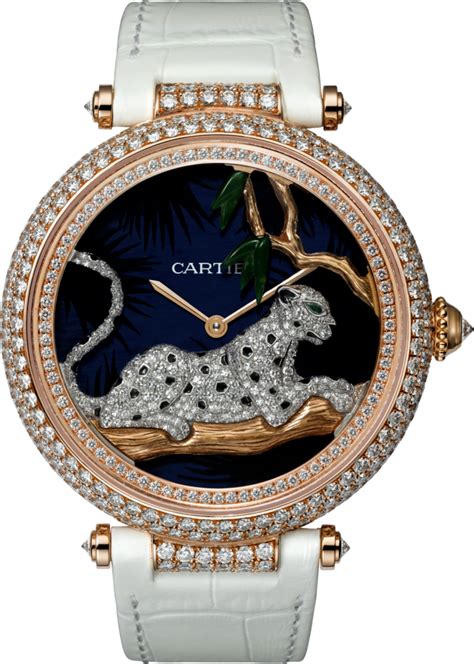 Red gold material makes the Cartier imitations shiny.