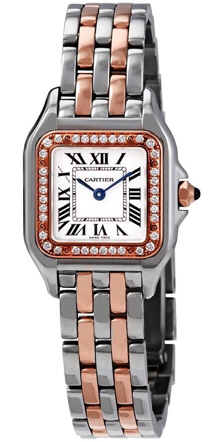 Forever replication watches online are showy with diamonds and rose gold.