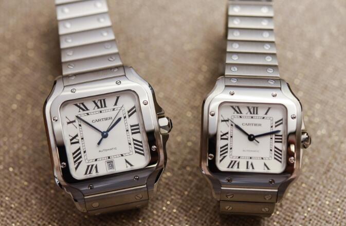 Swiss knock-off watches for best sale form obvioud effect with black Roman numerals and blue hands.