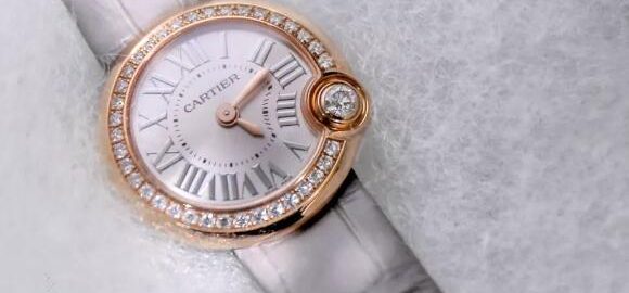 Elegant UK Ballon Blanc De Cartier Replica Watches Fit Noble Women
